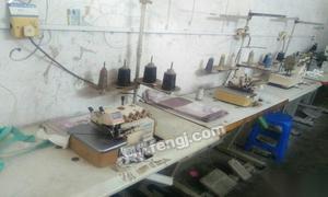 小型服装加工厂全套设备转让